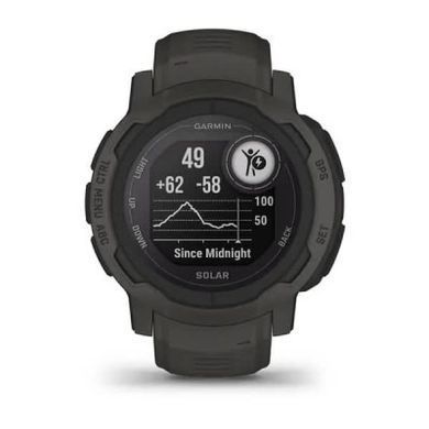 Смарт-годинник Garmin Instinct 2, Solar, Graphite, GPS (010-02627-00)