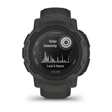 Смарт-годинник Garmin Instinct 2, Solar, Graphite, GPS (010-02627-00)