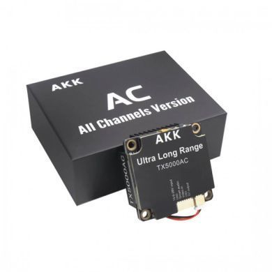 Відеопередавач (VTX) AKK Ultra Long Range 5W 4.9G-6G 96CH (TX5000AC)