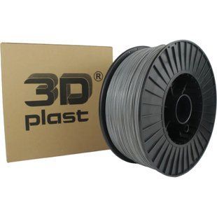 Пластик для 3D-принтера 3Dplast PETG 1.75мм, 3кг, серый (3DPTG1753GRE)
