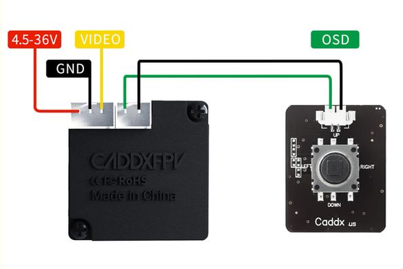 Камера FPV Caddx Ratel 2 Micro 1/1.8" 1200TVL L2.1 (черный)