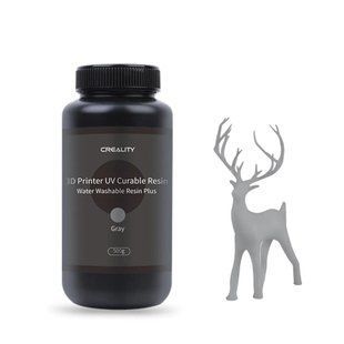 Фотополимерная смола Creality Resin, Water Washable Plus 500г, серый (3302010045)