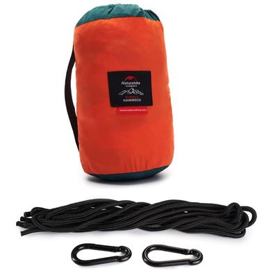 Гамак одномісний Naturehike Single Super light NH17D012-C, 340T polyester, помаранчевий