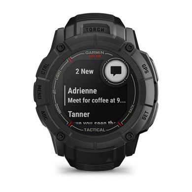 Смарт-годинник Garmin Instinct® 2X Solar - Tactical Edition чорний (010-02805-03)