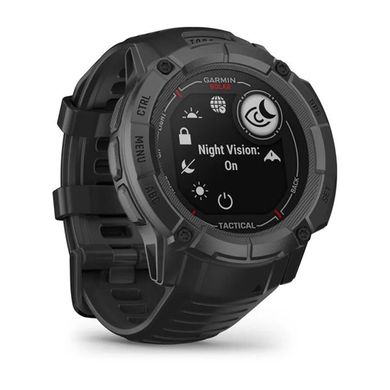 Смарт-часы Garmin Instinct® 2X Solar - Tactical Edition черный (010-02805-03)