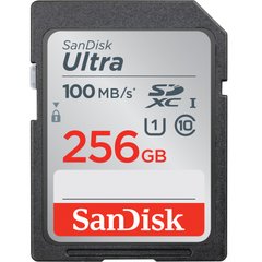 Карта пам'яті SanDisk 256GB SD class 10 UHS-I Ultra (SDSDUNR-256G-GN3IN) (SD-UL256GB)