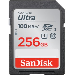 Карта памяти SanDisk 256GB SD class 10 UHS-I Ultra (SDSDUNR-256G-GN3IN) (SD-UL256GB)