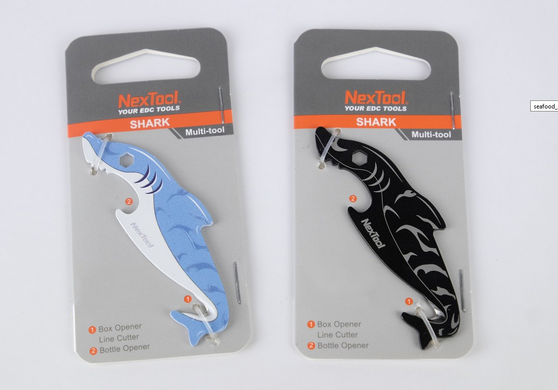 Мини-Мультитул NexTool EDC box cutter Shark KT5521Blue