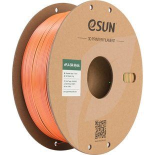 Пластик для 3D-принтера eSUN ePLA-Silk Mystic (triple color), 1,75мм, 1кг, blue-orange-green (ePLA-S