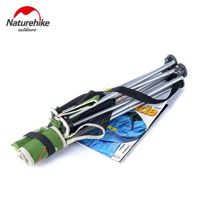 Стул складной Naturehike NH16J001-J, 600D Oxford/сталь, черный