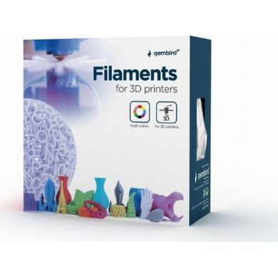 Пластик для 3D-принтера Gembird PLA High Speed 1.75 мм, 1kg black (3DP-PLA1.75HY-01-BK)