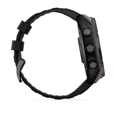 Смарт-годинник Garmin fenix 8 51mm,Saph Solar,CrbnGry Ti/Blk,Blk/PblGryBnd (010-02907-11)