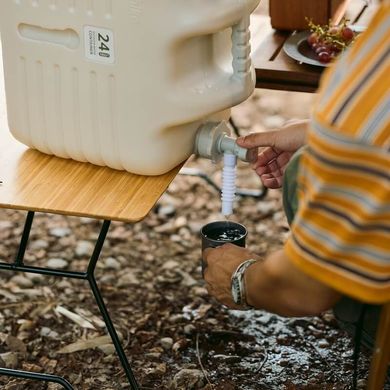 Канистра для воды Naturehike NH16S012-T, 24 литров, серая