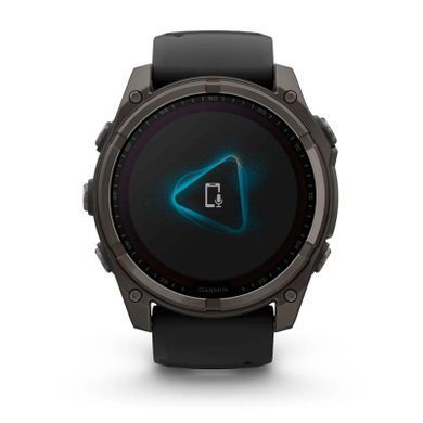 Смарт-годинник Garmin fenix 8 51mm,Saph Solar,CrbnGry Ti/Blk,Blk/PblGryBnd (010-02907-11)