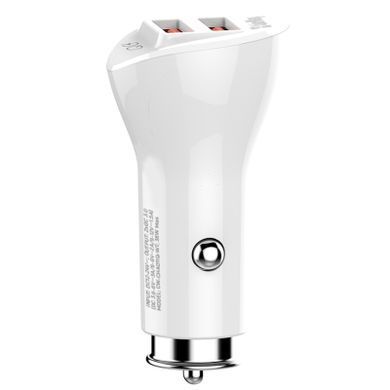 Зарядний пристрій ColorWay 2USB Quick Charge 3.0 (36W (CW-CHA011Q-WT)
