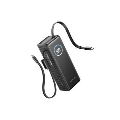 Павербанк EcoFlow RAPID Power Bank з кабелями 25000mAh чорний