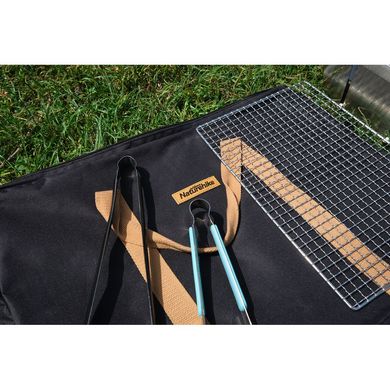 Гриль портативний Naturehike Picnic BBQ Grill NH20CJ006, р-р L, сталь