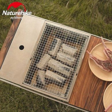 Гриль портативний Naturehike Picnic BBQ Grill NH20CJ006, р-р L, сталь