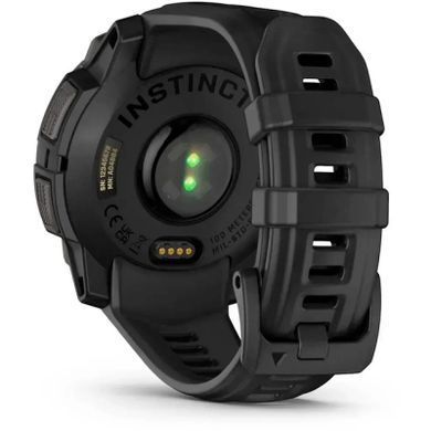 Смарт-годинник Garmin Instinct 3, 45mm, AMOLED, Black Bezel with Black Band, GPS смарт-годинник (010