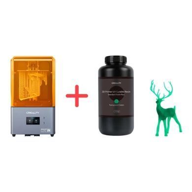 Фотополимерная смола Creality Resin, HALOT Plant-Based 1кг, green (3302130005)