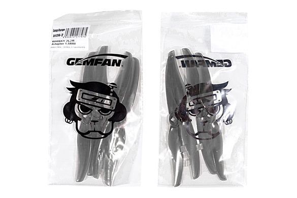 Пропелери GemFan Long Range 5126-2 2мм+M5 полікарбонат 2CCW+2CW (Clear Gray)