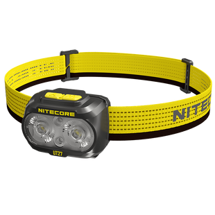 Налобний ліхтар із універсальним живленням Nitecore UT27 New (2 x CREE, 800 люмен, 9 режимів, 3x AAA, USB-C)