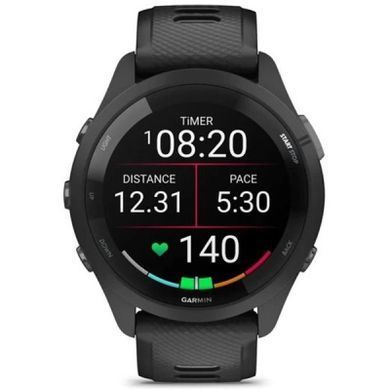 Смарт-годинник Garmin Forerunner 265, Black, GPS (010-02810-10)