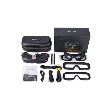 Очки FPV Skyzone SKY040 OLED 5.8GHZ 56CH L,X BAND BLACK (SKY04O5GBLK)