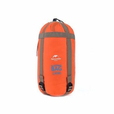 Спальник сверхлегкий Naturehike Ultra light LW 180 NH15S003-D, (20°C), pp M, левый, оранжевый