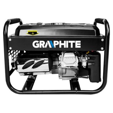 Генератор Graphite 230V (1 фаза), 2/2.2kW, ручний старт, AVR, 40кг (58G904)