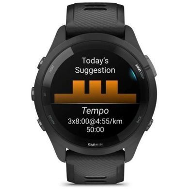 Смарт-годинник Garmin Forerunner 265, Black, GPS (010-02810-10)