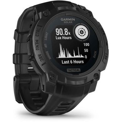 Смарт-годинник Garmin Instinct 3, Tactical, Solar, 45mm, Black, GPS смарт-годинник (010-02934-50)