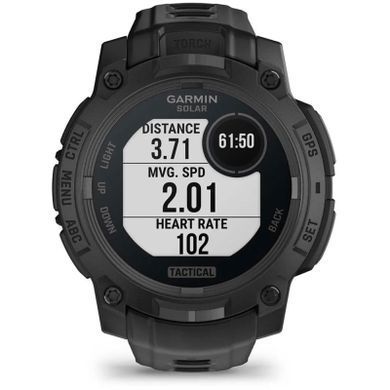 Смарт-годинник Garmin Instinct 3, Tactical, Solar, 45mm, Black, GPS смарт-годинник (010-02934-50)