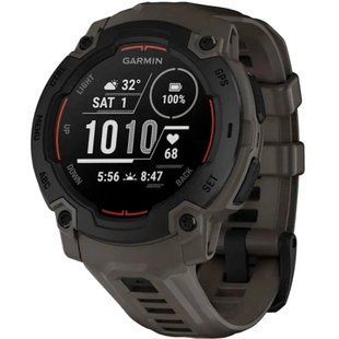 Смарт-годинник Garmin Instinct E, 45 mm, Black Bezel with Charcoal Band, GPS смарт-годинник (010-029