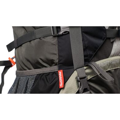 Рюкзак туристический Naturehike NH70B070-B, 70 л+5 л, черно-серый