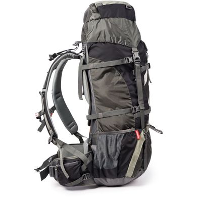 Рюкзак туристический Naturehike NH70B070-B, 70 л+5 л, черно-серый