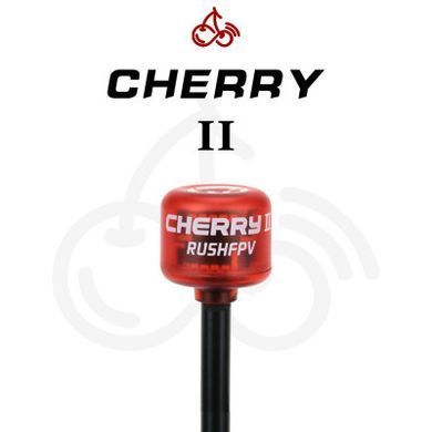Антенна для дрона RushFPV Cherry II MMCX-JW90 RHCP Transparent Red (DC11R)