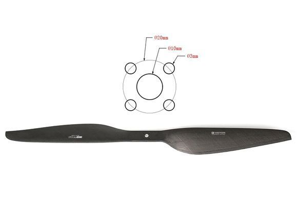 Пропеллеры карбоновые T-Motor P 30x10 (2шт)