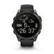 Смарт-годинник Garmin fenix 8 47mm, AMOLED, Saph, CrbnGryTi/Blk, Blk/PebbleGryBnd, GPS (010-02904-21