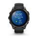 Смарт-годинник Garmin fenix 8 47mm, AMOLED, Saph, CrbnGryTi/Blk, Blk/PebbleGryBnd, GPS (010-02904-21