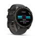 Смарт-годинник Garmin fenix 8 47mm, AMOLED, Saph, CrbnGryTi/Blk, Blk/PebbleGryBnd, GPS (010-02904-21