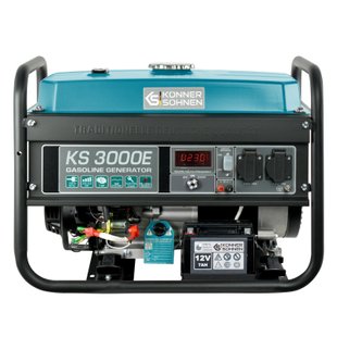 Генератор Konner&Sohnen KS 3000E, 230В, 3.0kW, електростартер, 46.1кг (KS3000E)