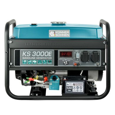 Генератор Konner&Sohnen KS 3000E, 230В, 3.0kW, электростартер, 46.1кг (KS3000E)