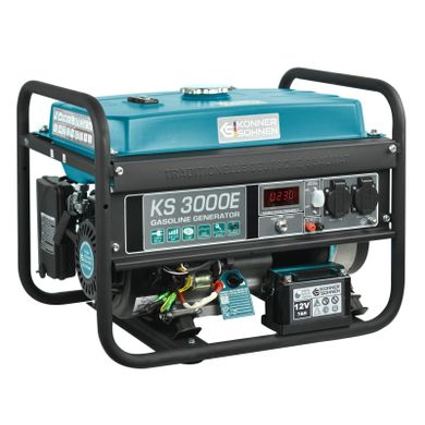 Генератор Konner&Sohnen KS 3000E, 230В, 3.0kW, електростартер, 46.1кг (KS3000E)