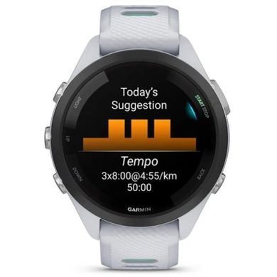 Смарт-годинник Garmin Forerunner 265S, Whitestone, GPS (010-02810-14)