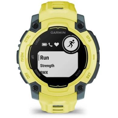 Смарт-годинник Garmin Instinct E, 45 mm, ElectricLimeBezel w/ ElectricLimeBand, GPS смарт-годинник (